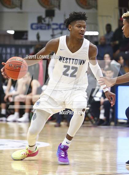 Thumbnail 3 in IMG Academy vs. Westtown (Spalding Hoophall Classic) photogallery.