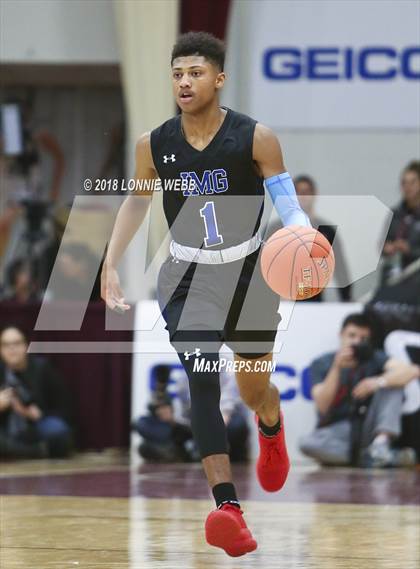 Thumbnail 2 in IMG Academy vs. Westtown (Spalding Hoophall Classic) photogallery.