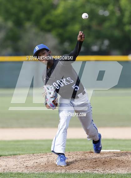 Thumbnail 1 in Brooks vs. De La Salle (IHSA Sectional Semifinal) photogallery.