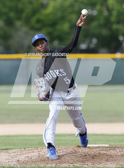 Thumbnail 3 in Brooks vs. De La Salle (IHSA Sectional Semifinal) photogallery.