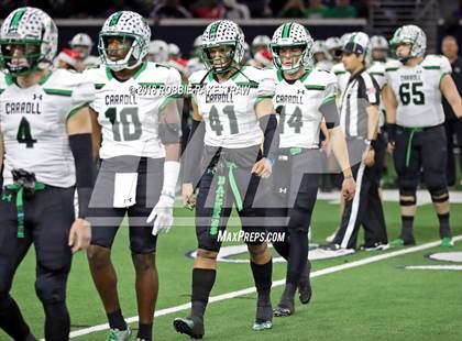 Thumbnail 1 in Carroll vs. Duncanville (UIL 6A Division 1 Quarterfinal) photogallery.