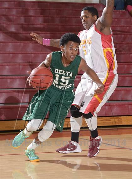 Thumbnail 1 in Encina Prep vs. Delta Charter (CIF SJS D4 Playoff) photogallery.