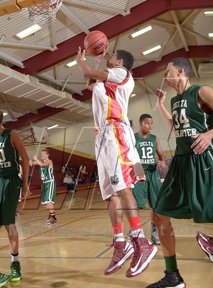 Thumbnail 2 in Encina Prep vs. Delta Charter (CIF SJS D4 Playoff) photogallery.
