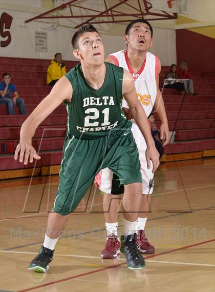 Thumbnail 2 in Encina Prep vs. Delta Charter (CIF SJS D4 Playoff) photogallery.