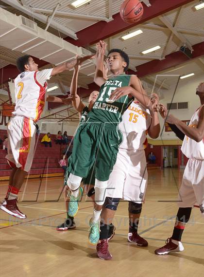 Thumbnail 3 in Encina Prep vs. Delta Charter (CIF SJS D4 Playoff) photogallery.