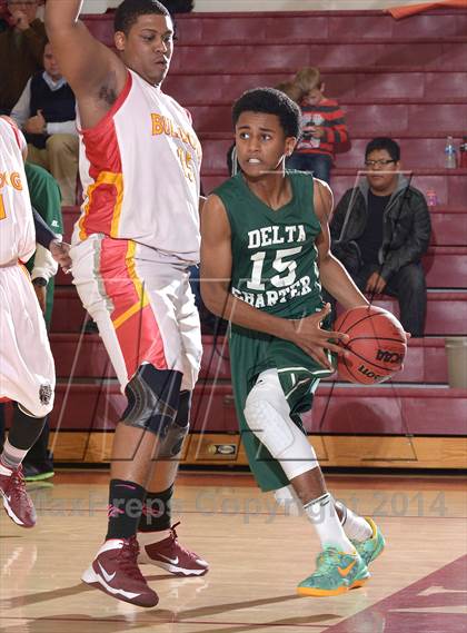 Thumbnail 1 in Encina Prep vs. Delta Charter (CIF SJS D4 Playoff) photogallery.