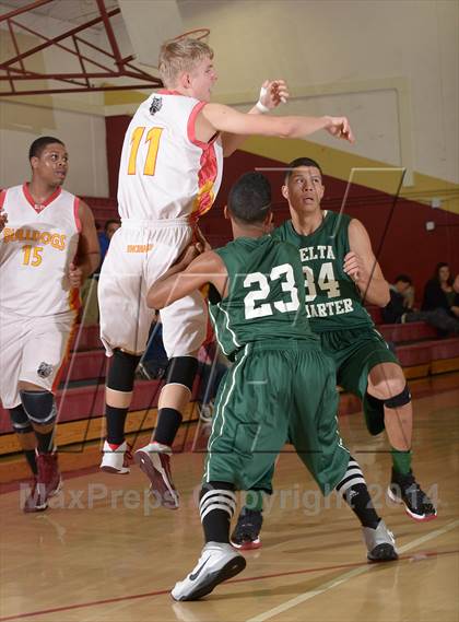 Thumbnail 1 in Encina Prep vs. Delta Charter (CIF SJS D4 Playoff) photogallery.