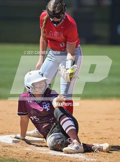 Thumbnail 1 in Cy-Fair vs Lake Belton (NFCA Texas High School Leadoff Classic Tournament) photogallery.