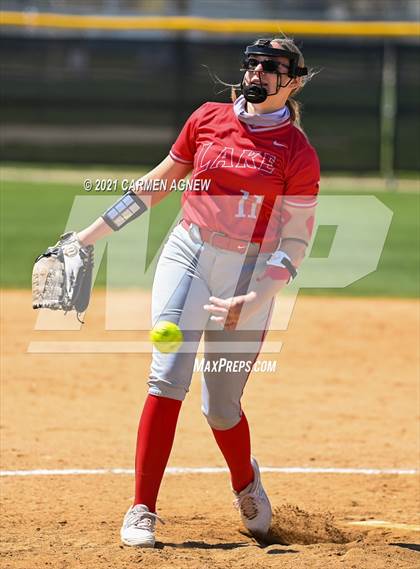 Thumbnail 1 in Cy-Fair vs Lake Belton (NFCA Texas High School Leadoff Classic Tournament) photogallery.