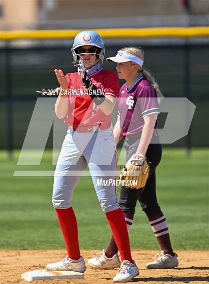 Thumbnail 2 in Cy-Fair vs Lake Belton (NFCA Texas High School Leadoff Classic Tournament) photogallery.