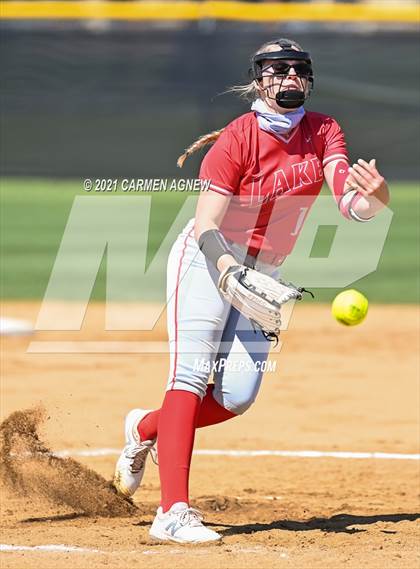 Thumbnail 2 in Cy-Fair vs Lake Belton (NFCA Texas High School Leadoff Classic Tournament) photogallery.