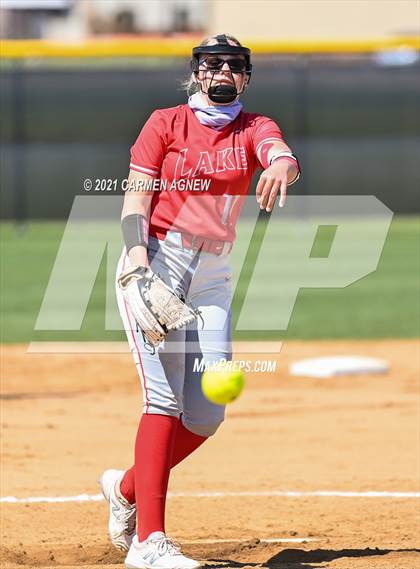 Thumbnail 2 in Cy-Fair vs Lake Belton (NFCA Texas High School Leadoff Classic Tournament) photogallery.
