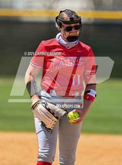 Thumbnail 2 in Cy-Fair vs Lake Belton (NFCA Texas High School Leadoff Classic Tournament) photogallery.