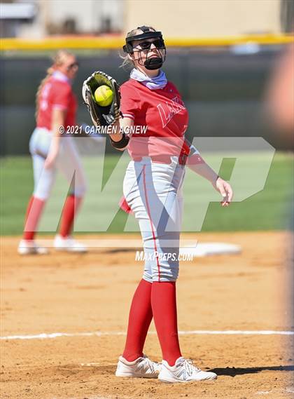 Thumbnail 3 in Cy-Fair vs Lake Belton (NFCA Texas High School Leadoff Classic Tournament) photogallery.
