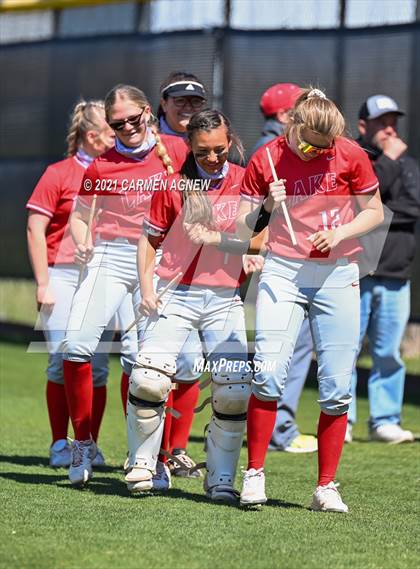 Thumbnail 3 in Cy-Fair vs Lake Belton (NFCA Texas High School Leadoff Classic Tournament) photogallery.