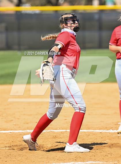 Thumbnail 2 in Cy-Fair vs Lake Belton (NFCA Texas High School Leadoff Classic Tournament) photogallery.