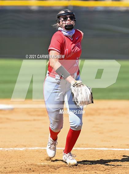 Thumbnail 3 in Cy-Fair vs Lake Belton (NFCA Texas High School Leadoff Classic Tournament) photogallery.