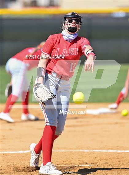 Thumbnail 2 in Cy-Fair vs Lake Belton (NFCA Texas High School Leadoff Classic Tournament) photogallery.