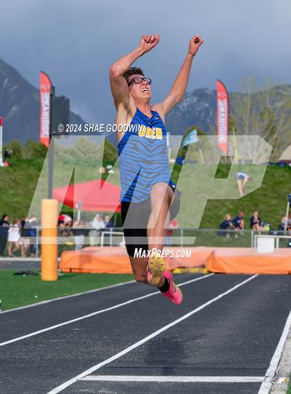 Thumbnail 3 in Utah County Invitational (Long Jump) photogallery.
