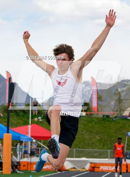 Thumbnail 2 in Utah County Invitational (Long Jump) photogallery.