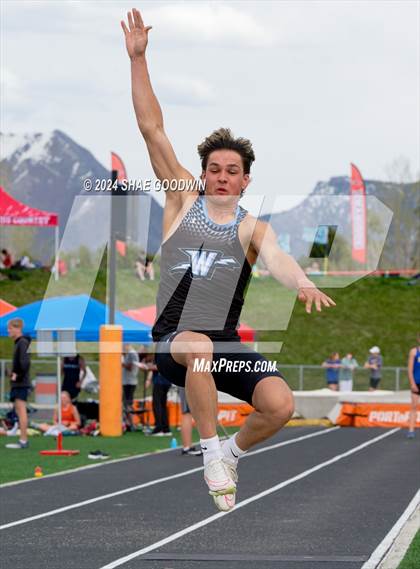 Thumbnail 2 in Utah County Invitational (Long Jump) photogallery.
