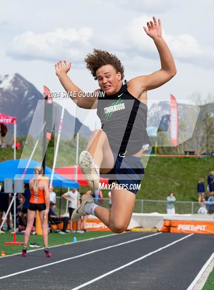 Thumbnail 3 in Utah County Invitational (Long Jump) photogallery.