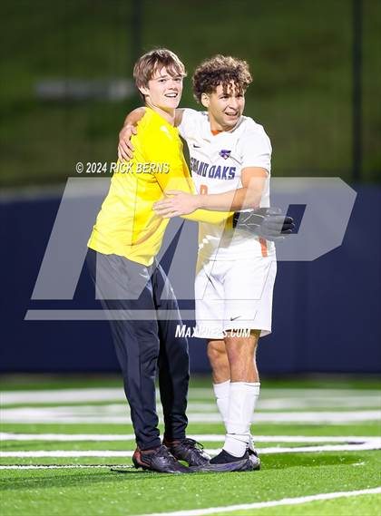 Thumbnail 2 in Grand Oaks vs Eisenhower (UIL 6A D1 Bi-District playoffs) photogallery.