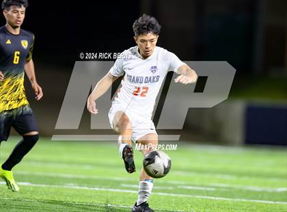 Thumbnail 2 in Grand Oaks vs Eisenhower (UIL 6A D1 Bi-District playoffs) photogallery.