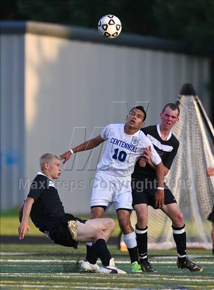 Thumbnail 1 in East Coweta vs Centennial (5A Semifinal) photogallery.