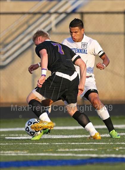 Thumbnail 2 in East Coweta vs Centennial (5A Semifinal) photogallery.