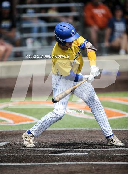 Thumbnail 2 in Corsicana vs. Longview (UIL Baseball 5A Region 2 Area) photogallery.