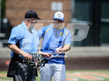 Thumbnail 2 in Corsicana vs. Longview (UIL Baseball 5A Region 2 Area) photogallery.