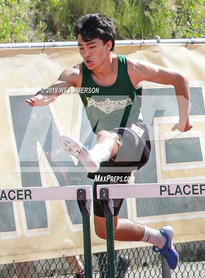 Thumbnail 1 in FVL Championships  (110 High Hurdles, 300 , 4x100 Relay, 4x400 Relay) photogallery.