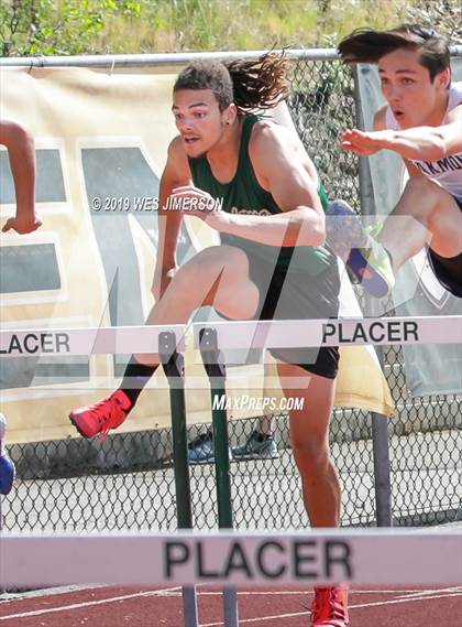 Thumbnail 3 in FVL Championships  (110 High Hurdles, 300 , 4x100 Relay, 4x400 Relay) photogallery.