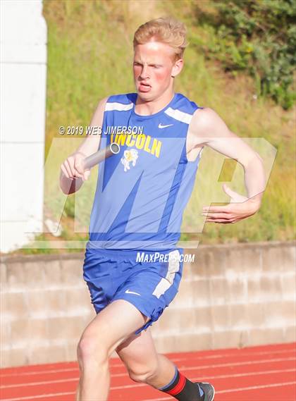 Thumbnail 2 in FVL Championships  (110 High Hurdles, 300 , 4x100 Relay, 4x400 Relay) photogallery.