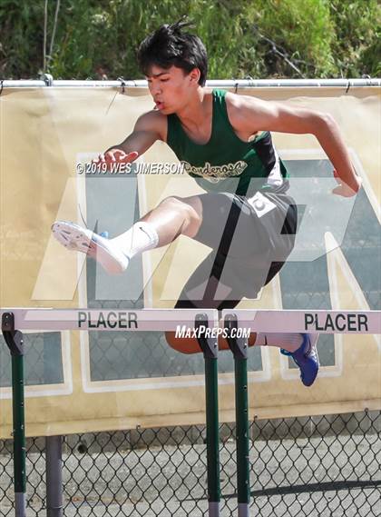 Thumbnail 3 in FVL Championships  (110 High Hurdles, 300 , 4x100 Relay, 4x400 Relay) photogallery.