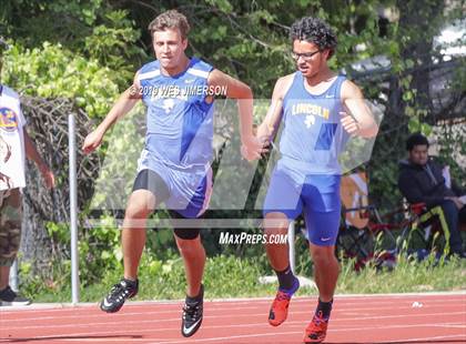 Thumbnail 3 in FVL Championships  (110 High Hurdles, 300 , 4x100 Relay, 4x400 Relay) photogallery.