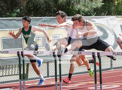 Thumbnail 3 in FVL Championships  (110 High Hurdles, 300 , 4x100 Relay, 4x400 Relay) photogallery.