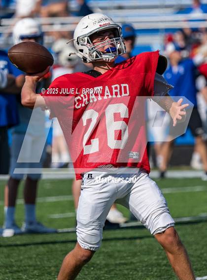Thumbnail 3 in Indianapolis Bishop Chatard Blue/White Scrimmage photogallery.