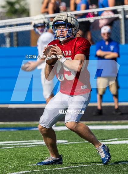 Thumbnail 2 in Indianapolis Bishop Chatard Blue/White Scrimmage photogallery.