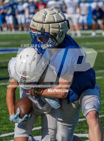 Thumbnail 1 in Indianapolis Bishop Chatard Blue/White Scrimmage photogallery.