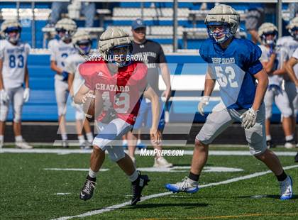 Thumbnail 2 in Indianapolis Bishop Chatard Blue/White Scrimmage photogallery.