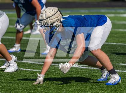 Thumbnail 2 in Indianapolis Bishop Chatard Blue/White Scrimmage photogallery.