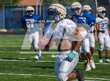 Thumbnail 1 in Indianapolis Bishop Chatard Blue/White Scrimmage photogallery.