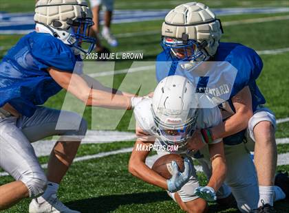 Thumbnail 2 in Indianapolis Bishop Chatard Blue/White Scrimmage photogallery.