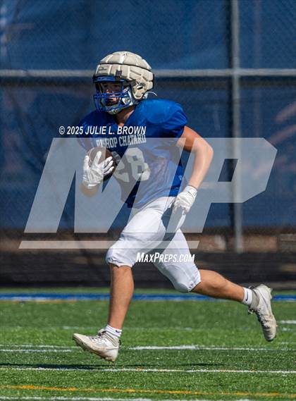Thumbnail 3 in Indianapolis Bishop Chatard Blue/White Scrimmage photogallery.