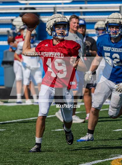 Thumbnail 3 in Indianapolis Bishop Chatard Blue/White Scrimmage photogallery.