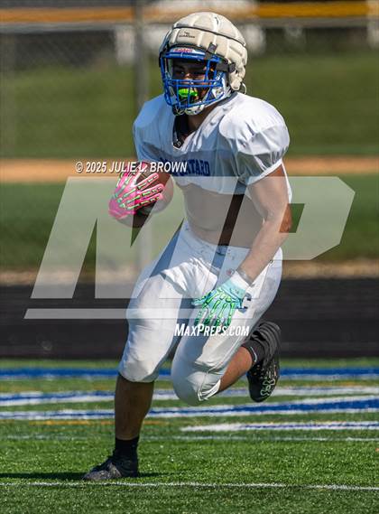 Thumbnail 3 in Indianapolis Bishop Chatard Blue/White Scrimmage photogallery.