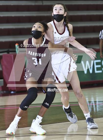 Thumbnail 2 in Harrison vs Albertus Magnus (Slam Dunk Showcase) photogallery.