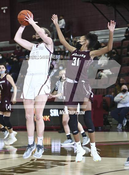 Thumbnail 3 in Harrison vs Albertus Magnus (Slam Dunk Showcase) photogallery.